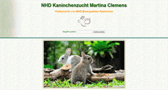 Desktop Screenshot of kaninchenzucht-clemens.de
